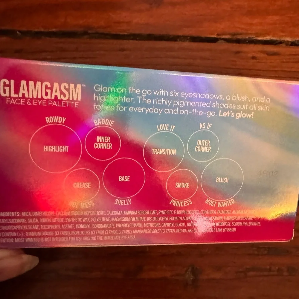 Formula Z Glamgasm Pro Artistry Face and Eye Palette NWT